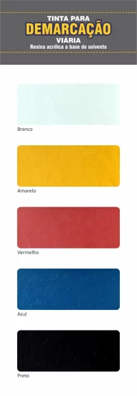 TINTA PARA DEMARCAÇÃO VIÁRIA